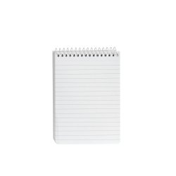 Notesbog A6 Linieret top spiral