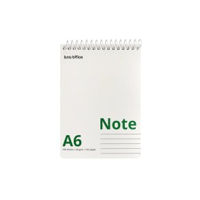 Notesbog A6 Linieret top spiral