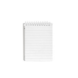 Notesbog A7 Linieret top spiral