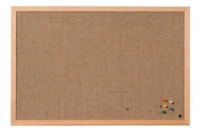 Opslagstavle Hessian trramme 100x60 cm