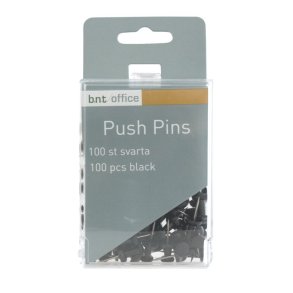 Push Pins sorte 100 stk