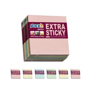 Stick n 76x76 6 stk pastel farver