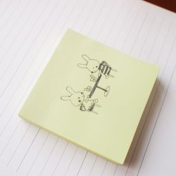 Stick notes klar 76x76 50 ark