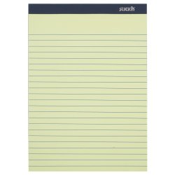 Stick�n Memo Pad 254x178mm 50s. Linjeret Gul