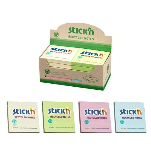Stick'n Notes recycled Pastel Bl� 1 stk. 