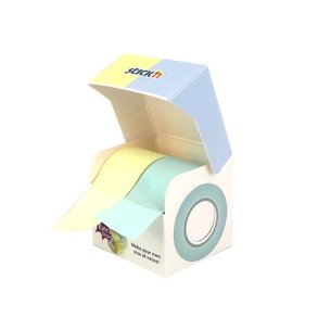 Stick'n note roll ekstra sticky 25mmX10m 2 roller Pastel Gul og Bl�