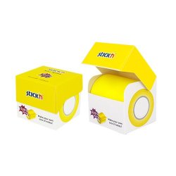 Stick'n note roll ekstra sticky 50mmX10m Neon Gul