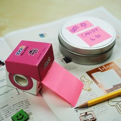 Stick'n note roll ekstra sticky 50mmX10m Neon Pink
