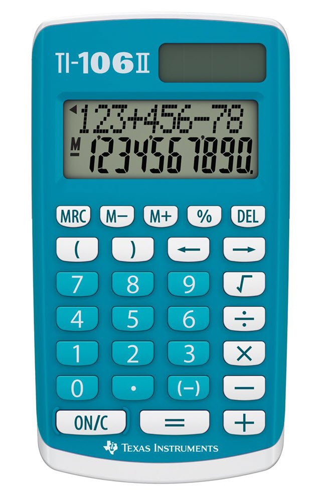 Texas Instruments TI-106II bl� Lille