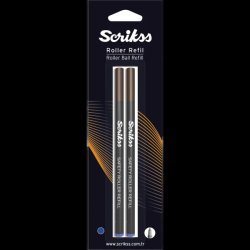 Scrikss Refil Rollerball Bl� M 2stk.