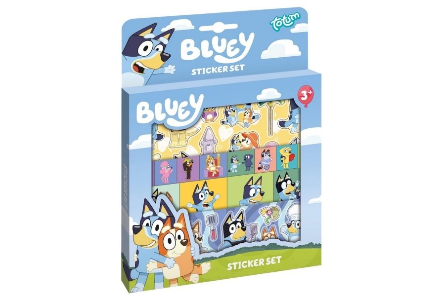 Bluey  klistermrke st 3 ark. 