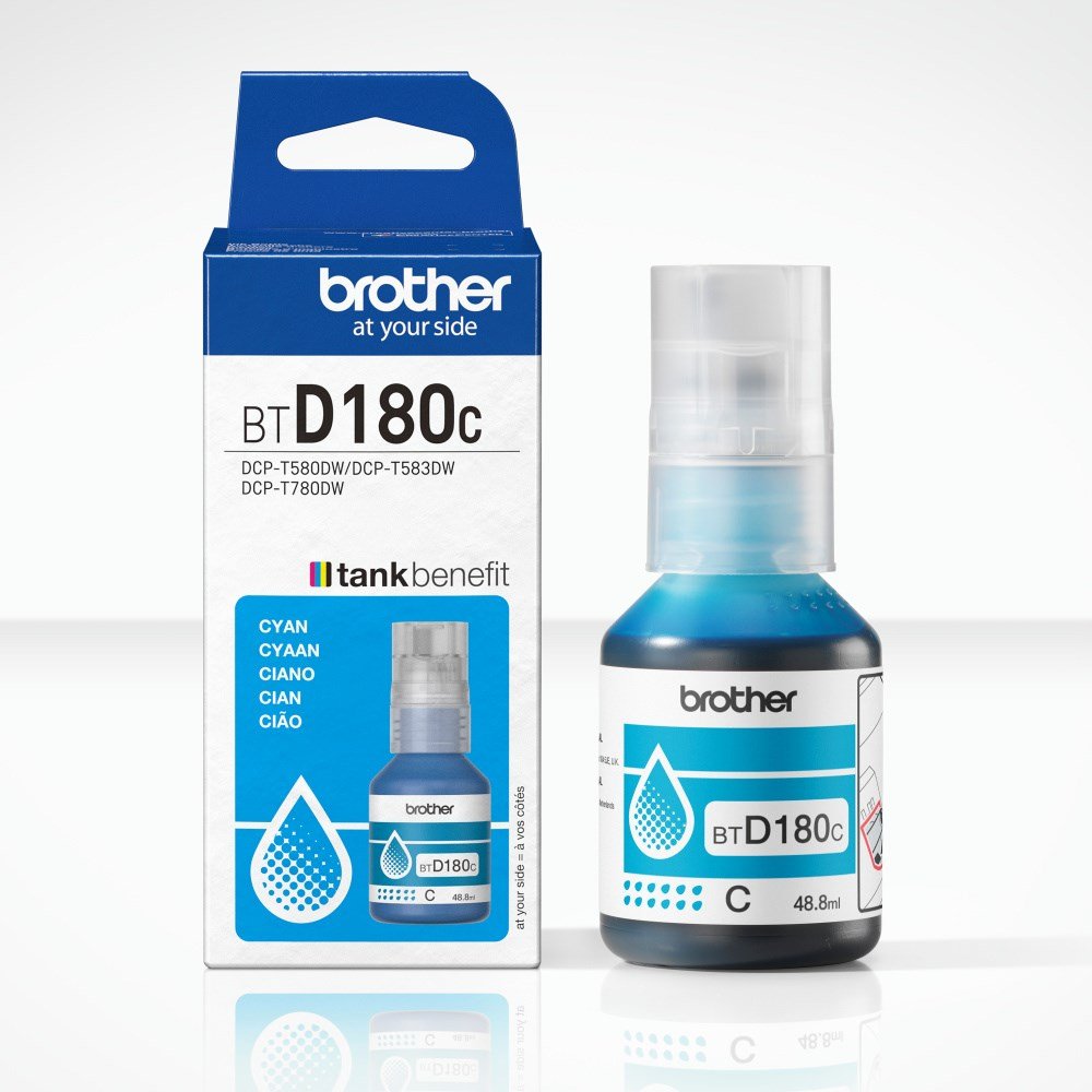 Brother BTD180C Cyan Ink Bottle
