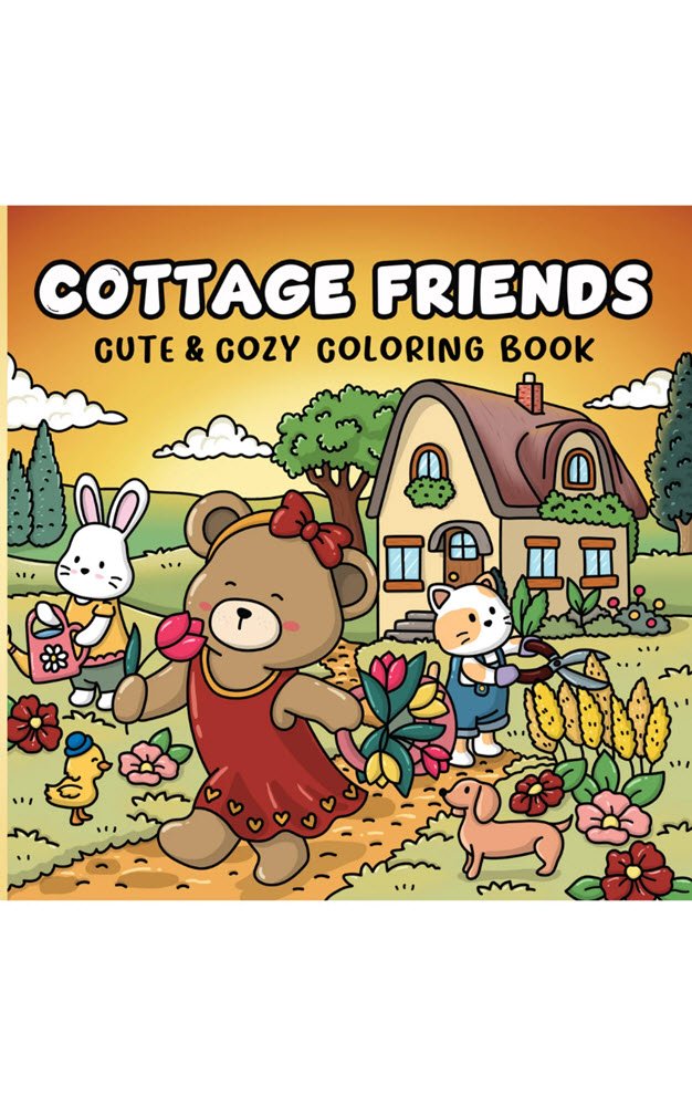 Cottage Friends malebog By Jeanett Veronica 
