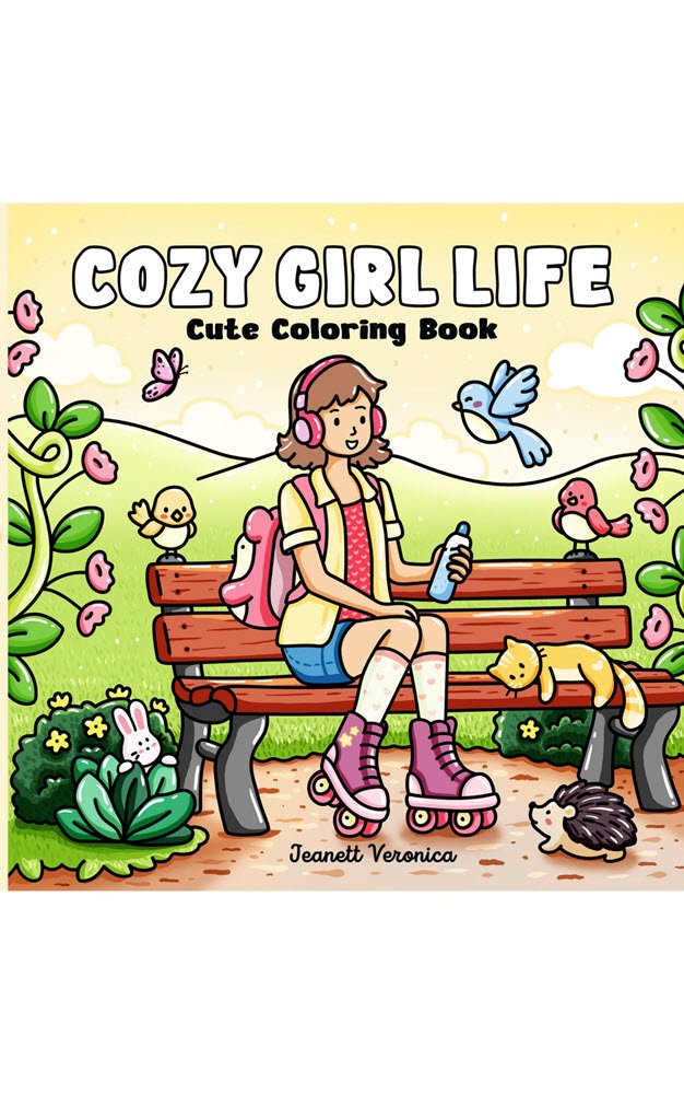 Cozy Girl Life malebog By Jeanett Veronica 