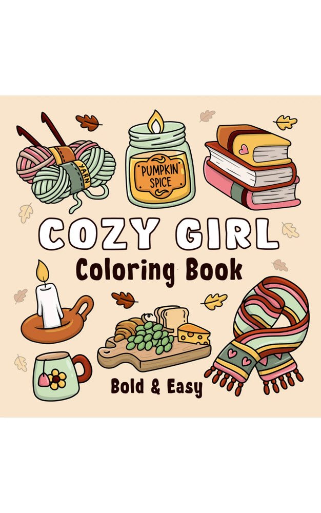 Cozy Girl malebog By Jeanett Veronica 