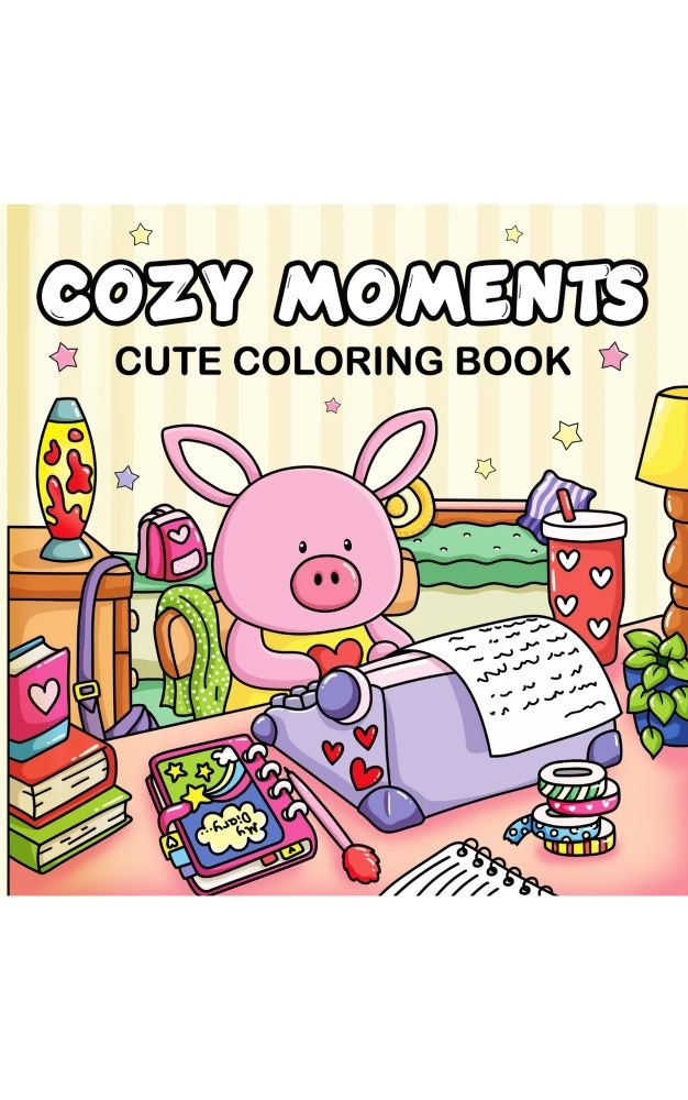 Cozy Moments malebog By Jeanett Veronica 