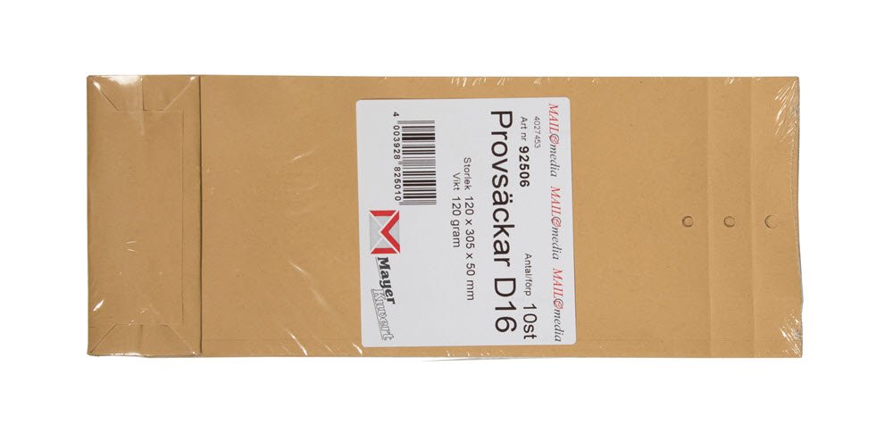 Prvepose D16, 10/bundt, 125 x 290 x 40 mm (10)
