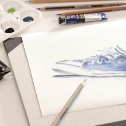 Canson XL A4 Aquarelle Topspiral 300 gr. 30 ark