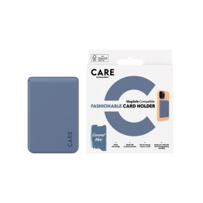 CARE Fashionable Card Holder Blue iPhone