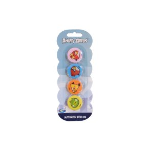 Magneter 30mm Angry Birds 4 stk. 