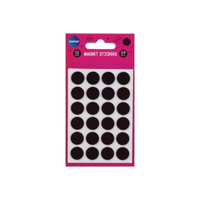 Magneter selvklbende runde 13mm 48 stk. 