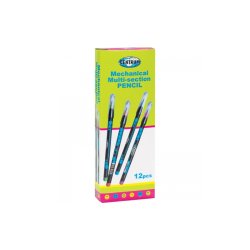 Pencil med stifter i sektioner 1 stk. 4 ass farver