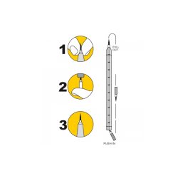 Pencil med stifter i sektioner 1 stk. 4 ass farver