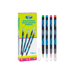 Pencil med stifter i sektioner 1 stk. 4 ass farver