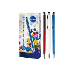 Touchpen m. kuglepen M 1 stk. 3 ass farver