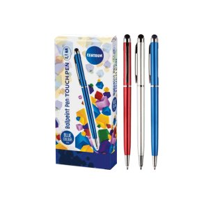 Touchpen m. kuglepen M 1 stk. 3 ass farver