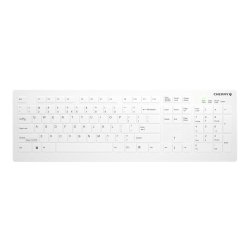 Active Key Flat Profile Wireless Hygiene Desktop Keyb. White
