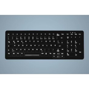 Active Key Hygiene Backlit Keyb. NumPad Sealed USB, Black