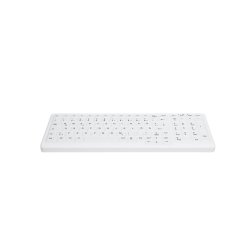 Active Key Hygiene Compact Keyboard NumPad Sealed USB, White