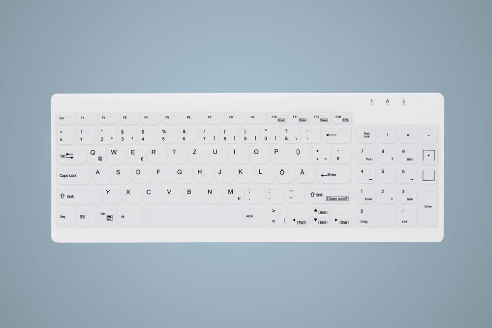 Active Key Hygiene Compact Keyboard Sealed Watertight USB, W