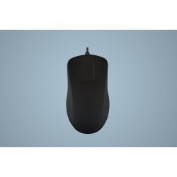 Active Key Hygiene Mouse Scroll Sensor Watertight USB, Black