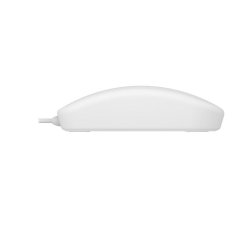 Active Key Hygiene Mouse Scroll Sensor Watertight USB, White