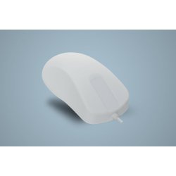 Active Key Hygiene Mouse Scroll Sensor Watertight USB, White