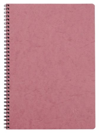 CF spiral Notesbog A4 Kvad Antik Pink