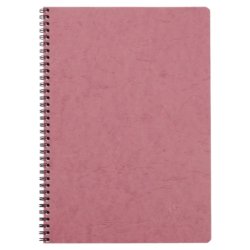 CF spiral Notesbog A4 Kvad Antik Pink