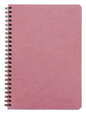 CF spiral Notesbog A5 Lin Antik Pink