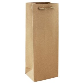 Gavepose Flaske Kraft 12,7x9x35,5 cm