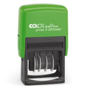 Colop Datostempel 220 Green Line Sort