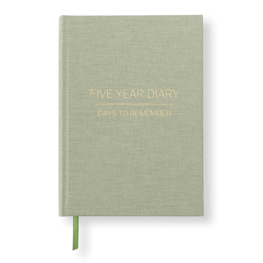 Paperstyle 5 �rs Journal Green Leaf 384 sider. 