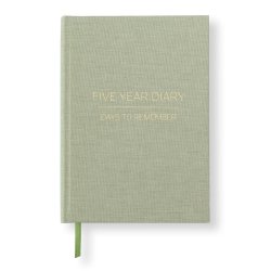 Paperstyle 5 �rs Journal Green Leaf 384 sider. 
