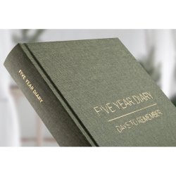 Paperstyle 5 �rs Journal Khaki Green 384 sider.
