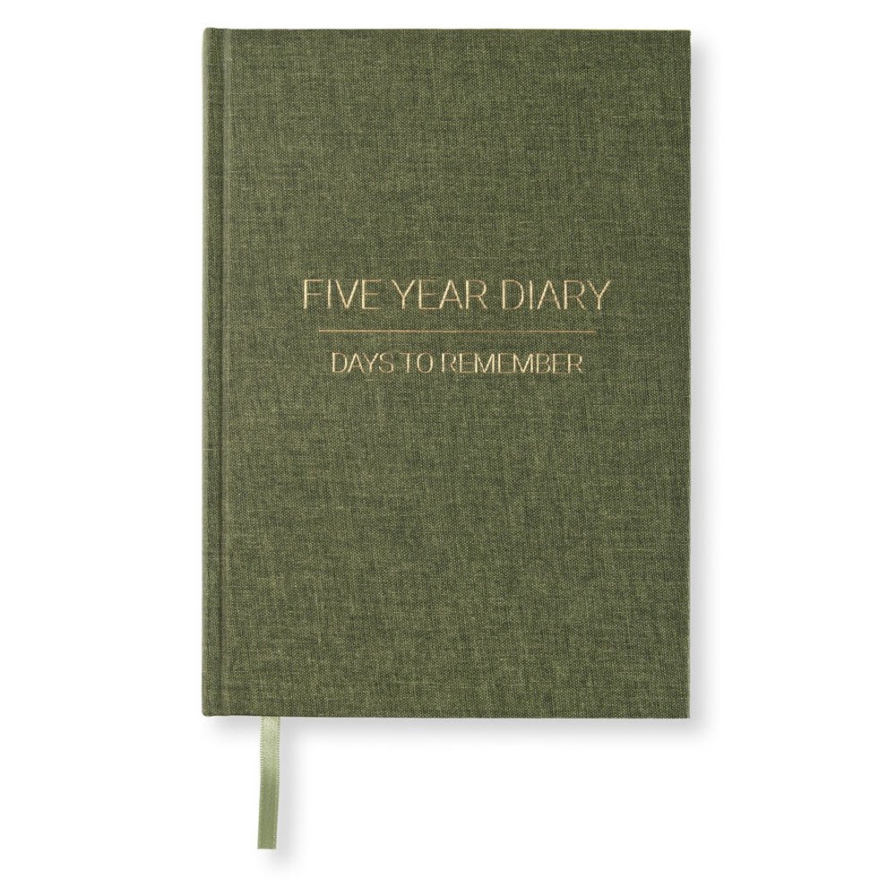Paperstyle 5 �rs Journal Khaki Green 384 sider.