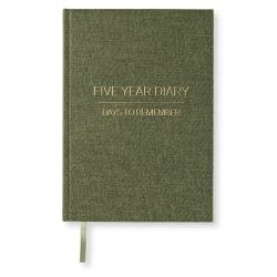 Paperstyle 5 �rs Journal Khaki Green 384 sider.