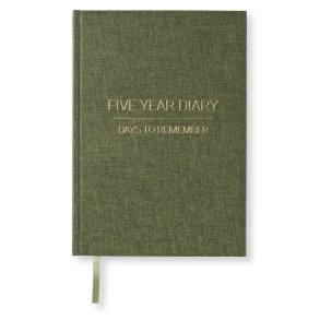 Paperstyle 5 �rs Journal Khaki Green 384 sider.
