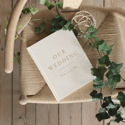Paperstyle Our Wedding Journal plain 256 sider beige