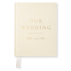 Paperstyle Our Wedding Journal plain 256 sider beige